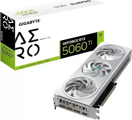 GIGABYTE GeForce RTX 5060 Ti AERO OC 8GB GDDR7 3xDP 1xHDMI