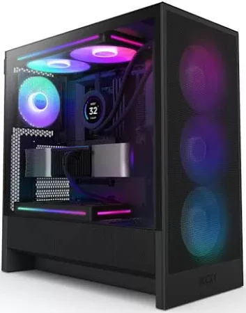 NZXT PC case H5 Flow RGB 2024 midi tower black