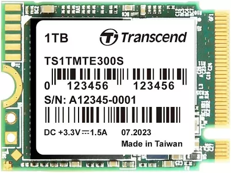 TRANSCEND 1TB M.2 2230 PCIe Gen4x4 NVMe 3D TLC DRAM-less
