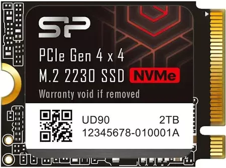 SILICON POWER UD90 2TB SSD M.2 2230 PCIe NVMe Gen4x4 NVMe 1.4 5000/3200 MB/s