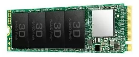 TRANSCEND 1TB M.2 2280 PCIe Gen3x4 M-Key 3D TLC with Dram