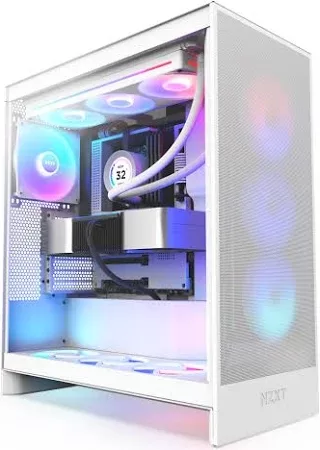 NZXT PC case H7 Flow RGB 2024 midi tower white