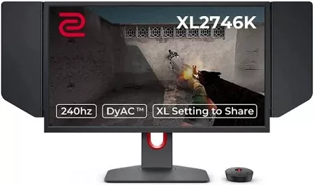 BENQ ZOWIE XL2746K 27inch TN 1920x1080 240hz 16:9 320cd/m2 0.5ms 3xHDMI DP Gray
