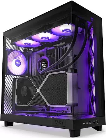 NZXT PC case H6 Flow midi tower black