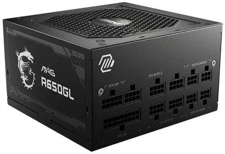 MSI MAG A650GL PSU 650W Plus Gold PSU ATX PFC Activ