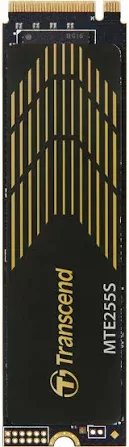 TRANSCEND 2TB M.2 2280 PCIe Gen4x4 SSD NVMe 3D TLC with Dram Metal Heatsink