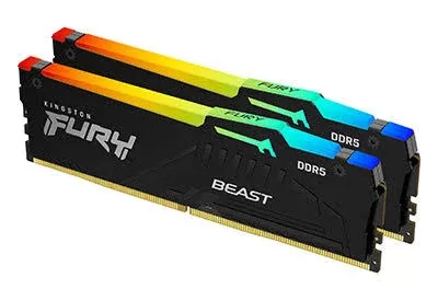 KINGSTON 32GB 5600MT/s DDR5 CL36 DIMM Kit of 2 FURY Beast RGB