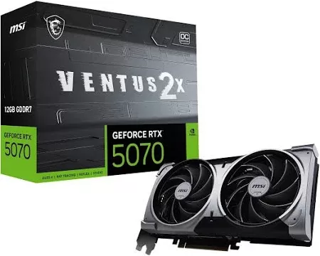 MSI GeForce RTX 5070 12G VENTUS 2X OC