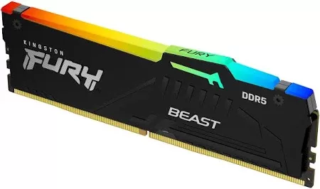 KINGSTON 32GB 6000MT/s DDR5 CL30 DIMM Kit of 2 FURY Beast RGB EXPO