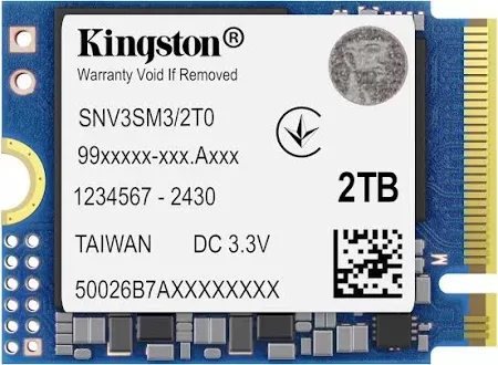KINGSTON 2000GB NV3 M.2 2280 PCIe 4.0 NVMe SSD