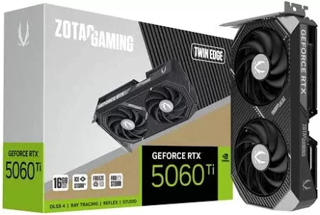 ZOTAC GAMING GeForce RTX 5060 Ti 8GB TWIN EDGE GDDR7