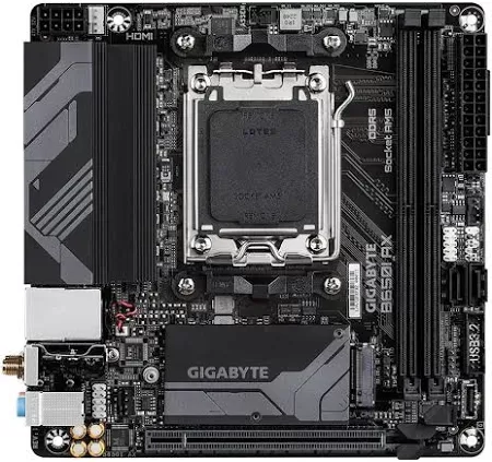 GIGABYTE B650I AX AM5 2xDDR5 1xM.2 2xSATA