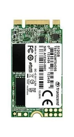 TRANSCEND 512GB M.2 2242 PCIe Gen4x4 NVMe 3D TLC DRAM-less