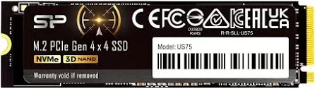 SILICON POWER SSD US75 4TB M.2 PCIe NVMe Gen4x4 NVMe 1.4 7000/6500MB/s