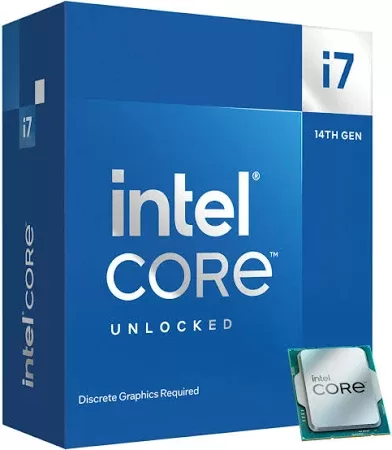 INTEL Core i7-14700KF 3.4Ghz LGA1700 33MB Cache BOX CPU