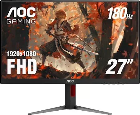 AOC C27G42E 27inch Curved Fast VA 180Hz 1ms 300cd/m2 HDMI 2.0x2 DP1.4 Speakers