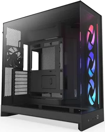 NZXT PC case H9 Flow RGB 2025 black