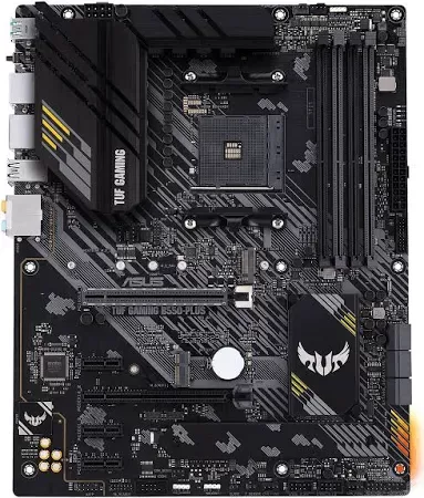 ASUS TUF GAMING B550-PLUS ATX MB PCIe 4.0 dual M.2 10 DrMOS power stages 2.5Gb Ethernet HDMI DisplayPort SATA 6Gbps USB3.2 Gen 2
