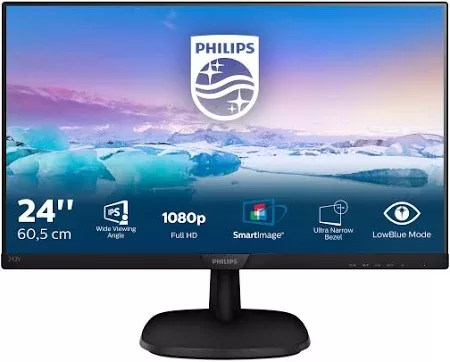 PHILIPS 243V7QJABF/00 Monitor 23.8inch panel IPS D-Sub/HDMI/DP speakers