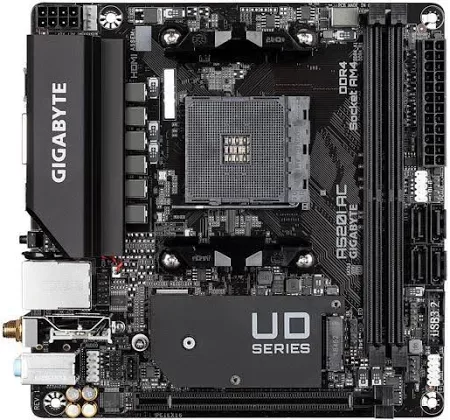 GIGABYTE A520I AC Socket AM4 AMD A520 DDR4 Micro ITX