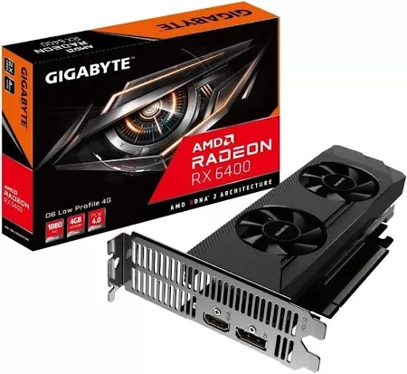 GIGABYTE Radeon RX 6400 EAGLE 4GB GDDR6 1xDP 1.4 1xHDMI 2.1