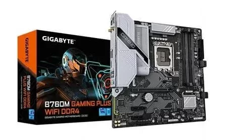 GIGABYTE B760M H DDR4 LGA1700 mATX MB 4xDDR4 4xSATA 2xM.2