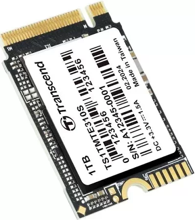 TRANSCEND 1TB M.2 2230 PCIe Gen3x4 NVMe 3D TLC DRAM-less