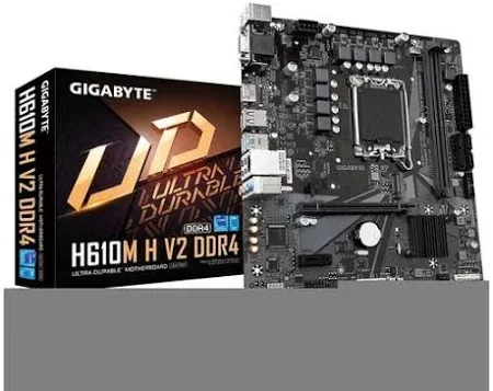 GIGABYTE H610M H V2 LGA1700 2xDDR5 4xSATA 1xM.2