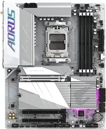 GIGABYTE B650E A ELITE X ICE AM5 4xDDR5 4xSATA 3xM.2