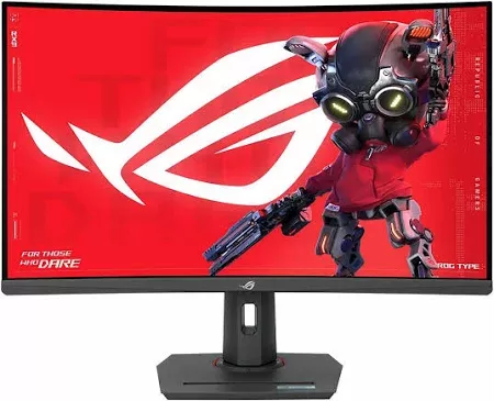 ASUS ROG Strix XG32WCS 31.5inch Fast VA WLED Curved 1500R WQHD 16:9 180Hz 350cd/m2 1ms HDMI DP USB-C Black