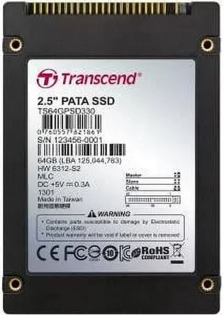 TRANSCEND SSD 330 64GB 2.5inch IDE MLC