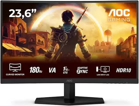 AOC C24G42E 23.6inch Curved Fast VA FHD 180Hz 0.5ms 250cd/m2 HDMI 2.0 DP1.4 Speakers