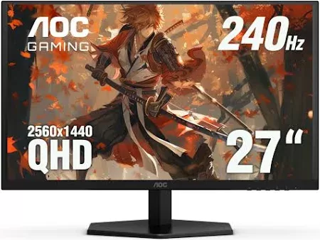 AOC Q27G4ZR 27inch WQHD FASt IPS 240Hz 0.03ms 400cd/m2 HDMI2.0x2 DP Speakers
