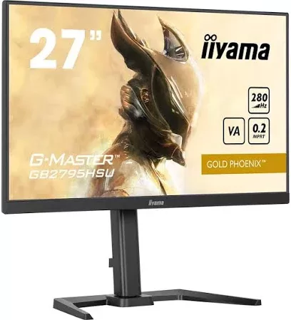 IIYAMA GB2795HSU-B1 G-Master Gold Phoenix 27inch Fast VA FHD 280Hz 300cd/m2 0.2ms HDMI DP 4xUSB 3.2 Speakers Black Tuner 15cm Adj.
