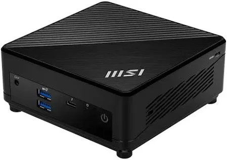 MSI Cubi 5 12M-478EU Intel Core i7-1255U 16GB 1TB SSD WiFi + BT W11P Black