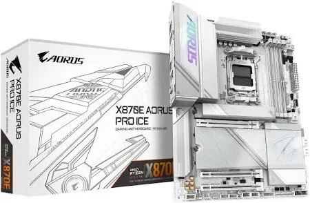 GIGABYTE X870E AORUS PRO ICE AM5 ATX MB