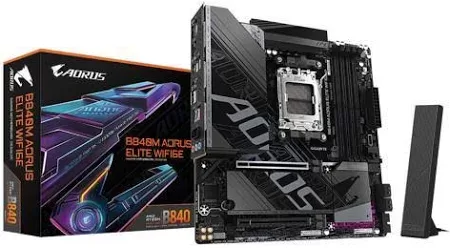 GIGABYTE B840M AORUS ELITE WIFI6E AM5 1xDP 1xHDMI