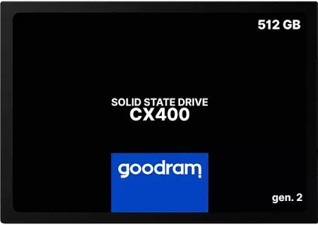 GOODRAM CX400 GEN.2 SSD 512GB SATA3 2.5inch 550/500MB/s
