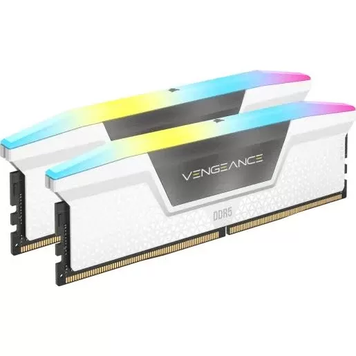 CORSAIR VENGEANCE RGB 32GB 2x16GB DDR5 6000MT/s DIMM Unbuffered 36-44-44-96 Std PMIC AMD EXPO Grey Heatspreader Black PCB 1.4V