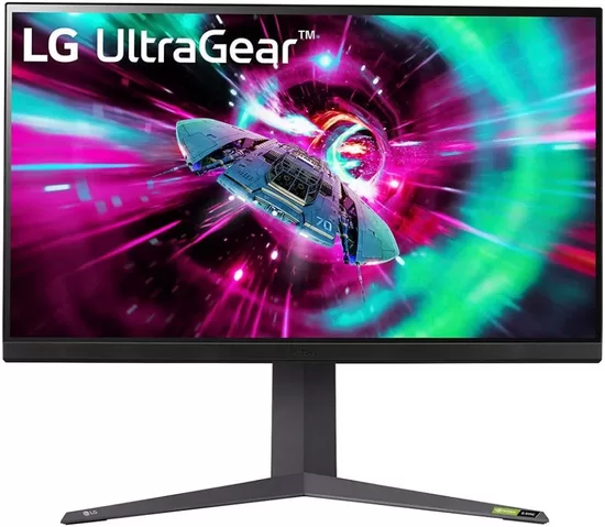 LG 32GR93U-B.AEU 32inch UHD UltraGear Gaming Monitor with NVIDIA G-SYNC Compatible 144Hz 1ms 2xHDMI DP USB-hub Up Down