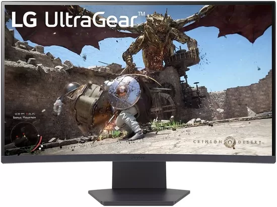 LG 27GS60QC-B.AEUQ 27inch UltraGear 1000R gebogen Gaming Monitor QHD 1ms GtG 180Hz
