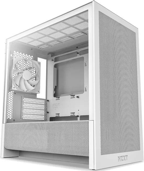 NZXT PC case H3 Flow Mini Tower white