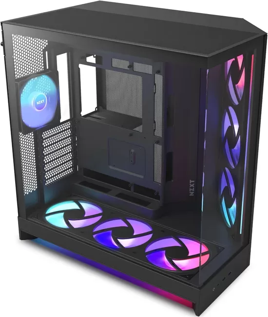 NZXT PC case H9 Flow RGB 2025 black