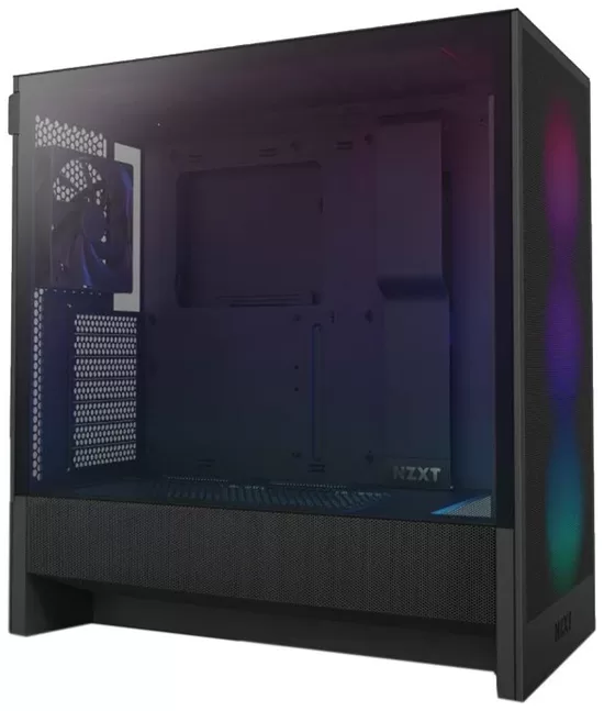 NZXT PC case H5 Flow RGB 2024 midi tower black