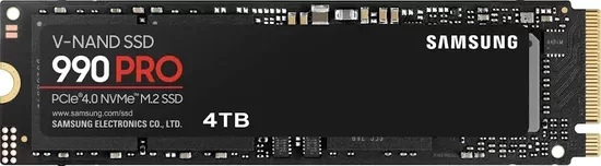 SAMSUNG SSD 990 PRO 4TB M.2 2280 PCIe 4.0 x4 NVMe 2.0