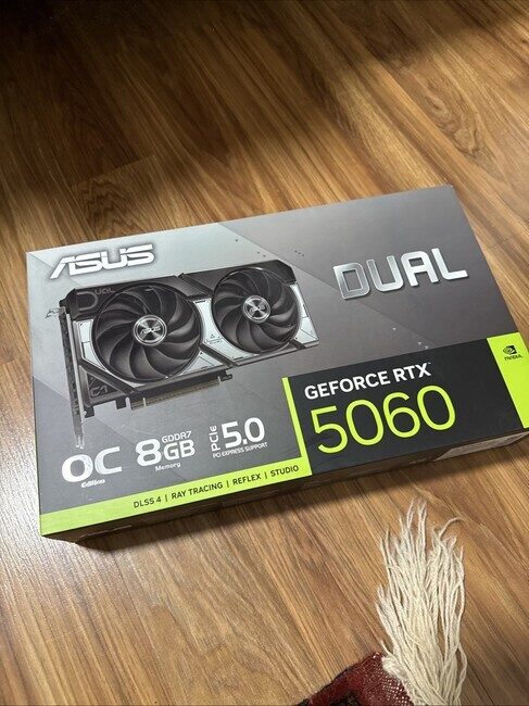 ASUS DUAL RTX 5060 OC 8GB GDDR7 3xDP 1xHDMI