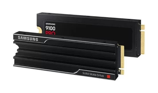 SAMSUNG 9100 PRO SSD 8TB M.2 PCIe Gen 5.0 x2 NVMe 14.800 MB/s Read 13.400 MB/s Write Internal SSD for PC-Gaming