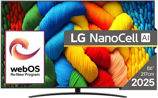 LG 86NANO81A3A 86inch 4K NanoCell TV