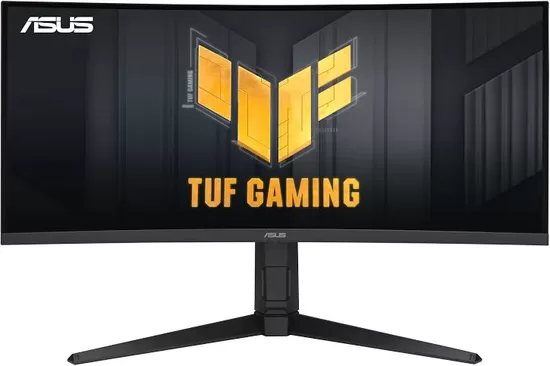 ASUS TUF Gaming VG34VQL3A Curved 34inch VA WLED 3440x1440 21:9 180Hz 400cd/m2 1ms 2xHDMI 2xDP 3xUSB 3.2 G2 Type-A 2x2W Black