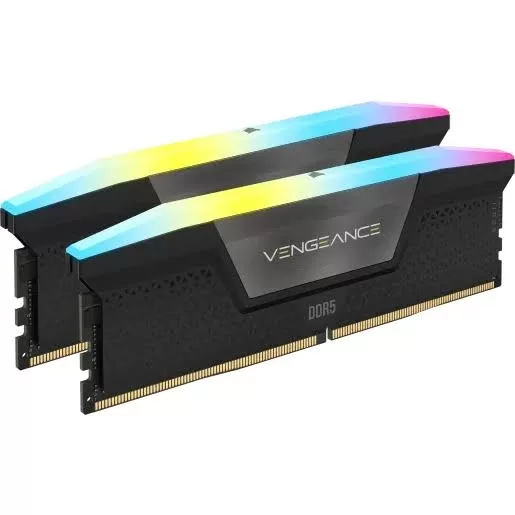 CORSAIR VENGEANCE RGB 64GB 2x32GB DDR5 6000MT/s CL40-50-50-96 1.35V Intel XMP & AMD EXPO - GREY